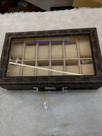 12pc Louis vuitton (lv) imported briefcase watch organiser