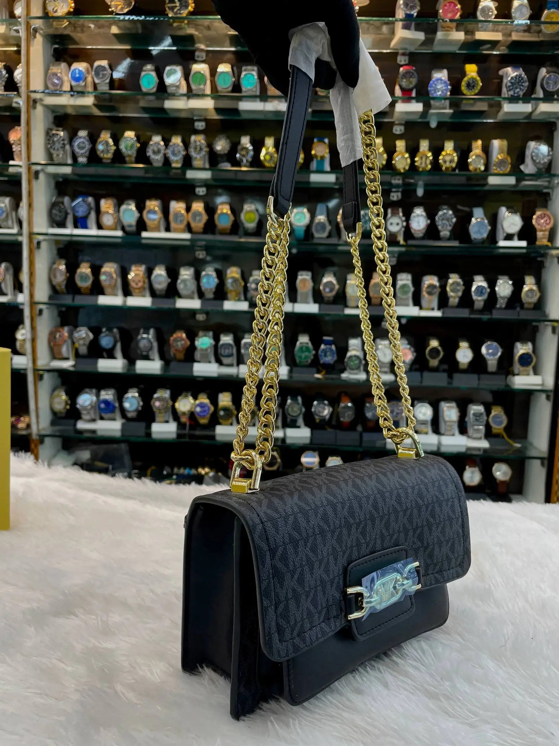 Michael Kors (MK) heather should bag for girls