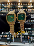 Fossil machine luxe limited-edition in couple set gold