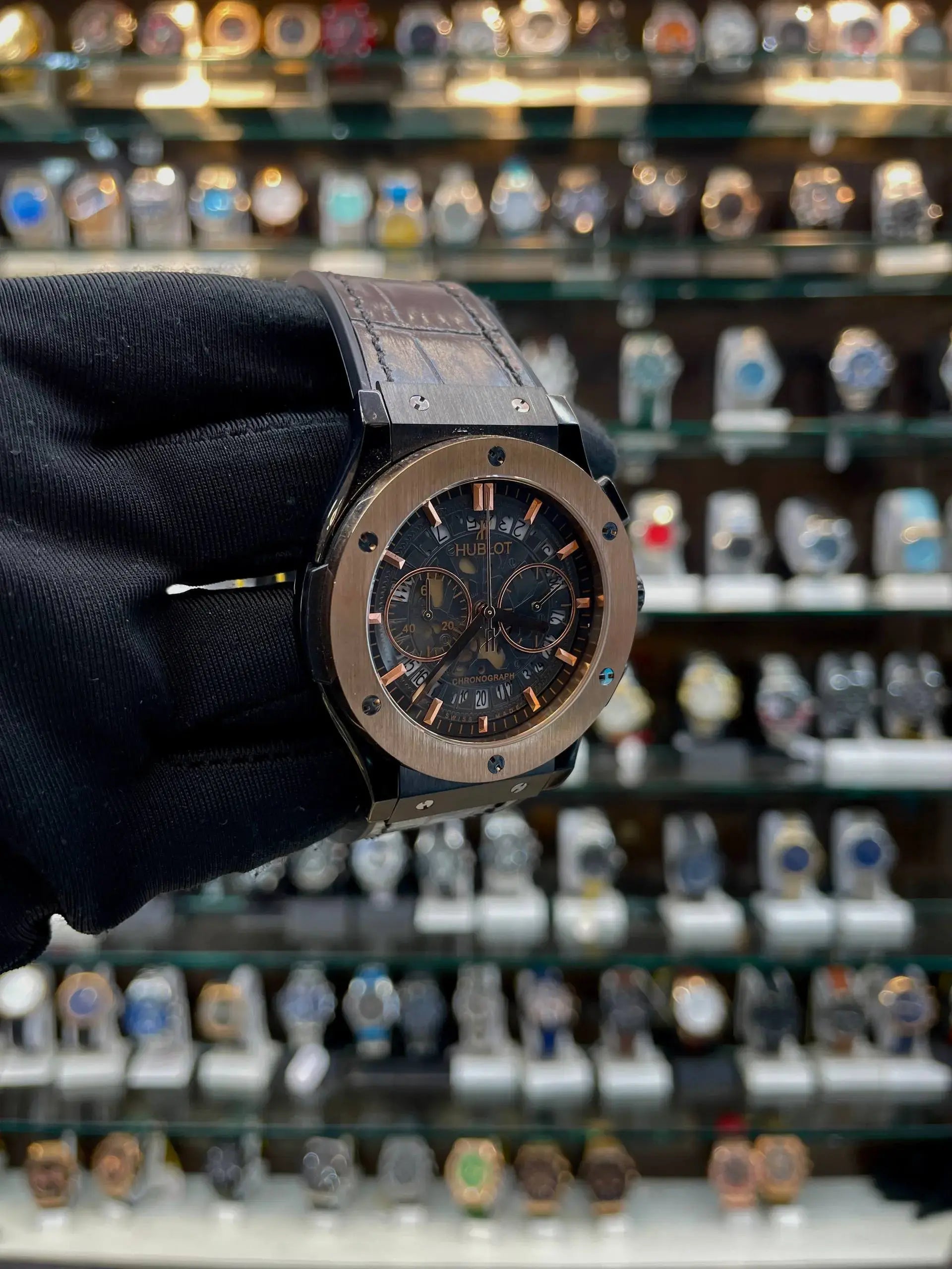 Hublot  big bang metal body heavy quality for men black