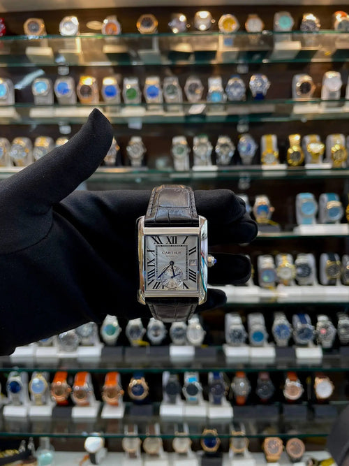 Cartier mens tank mc now in master piece
