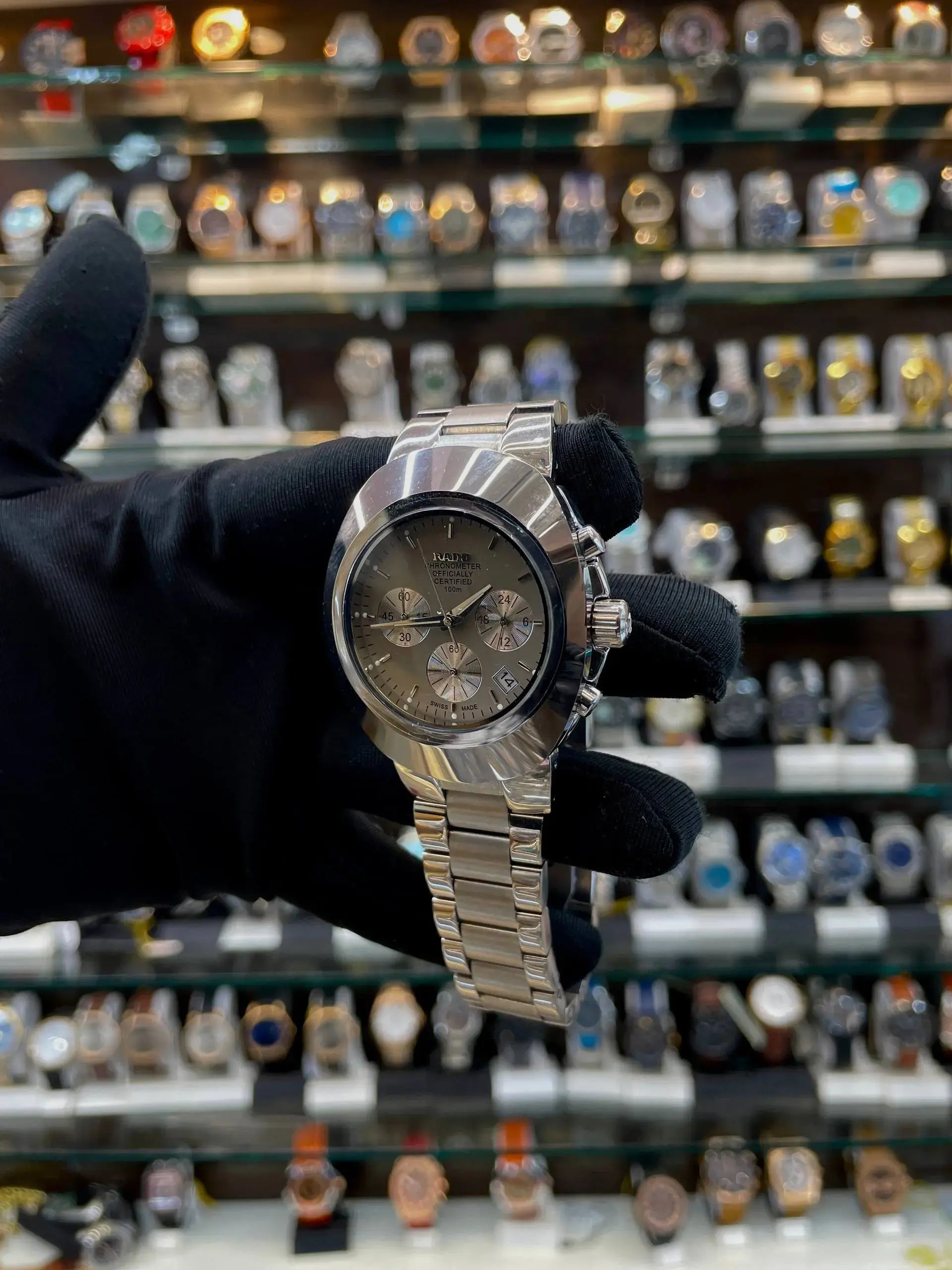 Rado 100m chronograph now in master piece grey