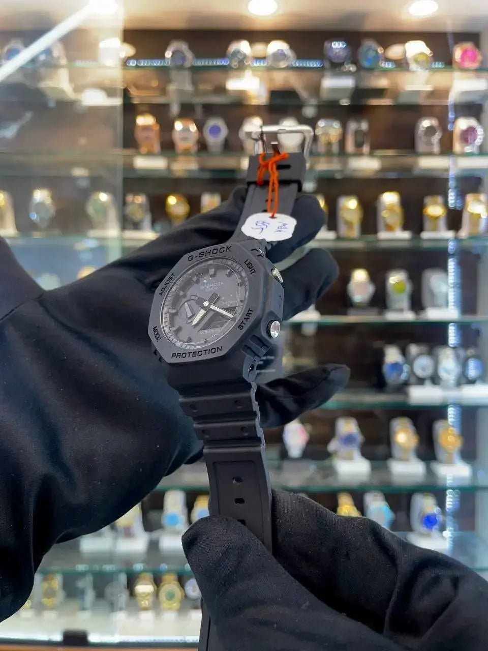 Gshock casio wr20bar in chrono working carbon core guard