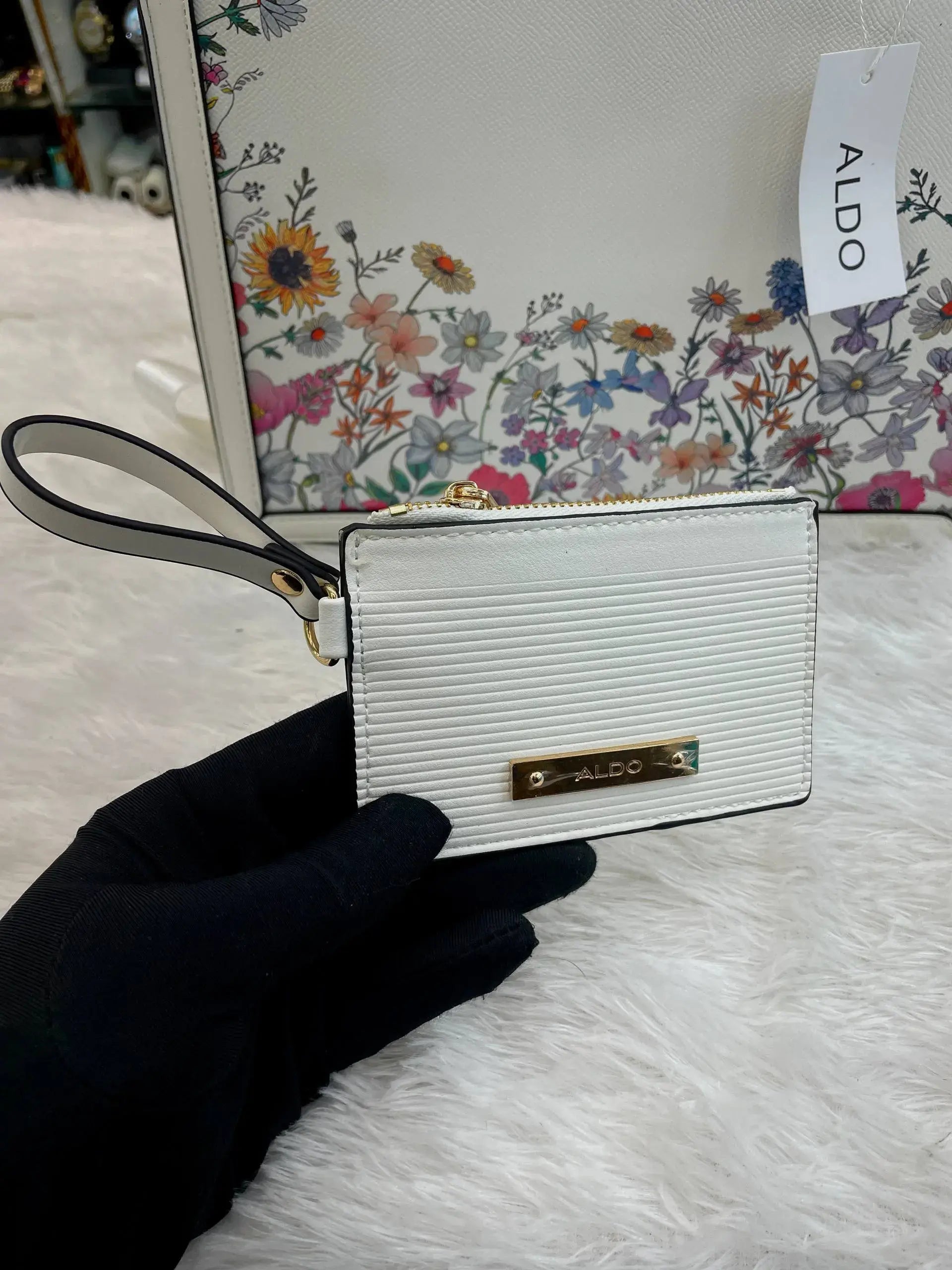 Aldo women floral print shoulder bag master piece