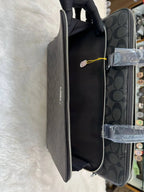 Coach black laptop bag in heavy quality