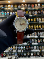Tag heuer chrono in leather