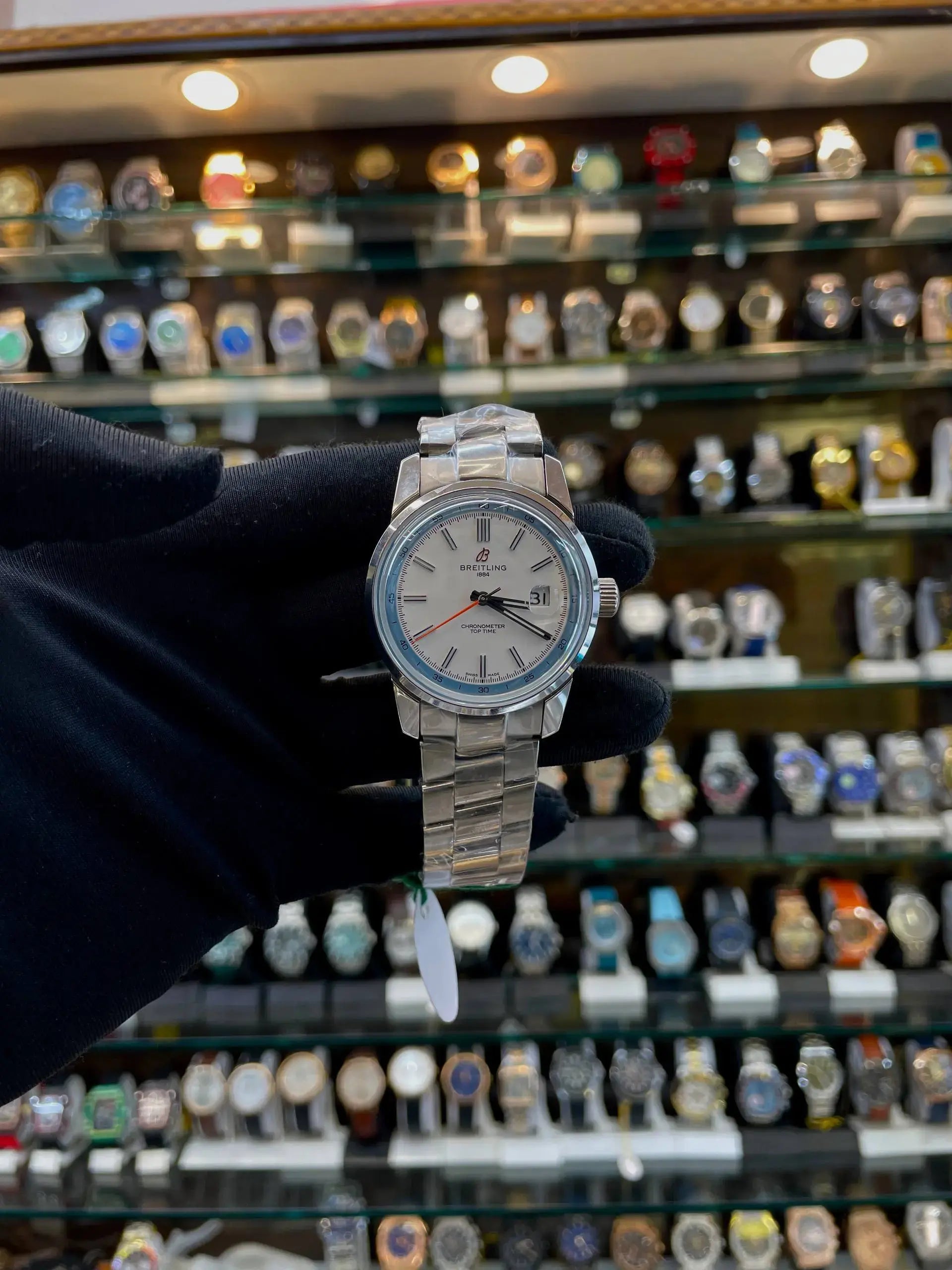 Breitling top time b31 now in master piece for mens