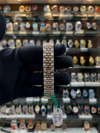 Rolex date just for girls under budget black dial