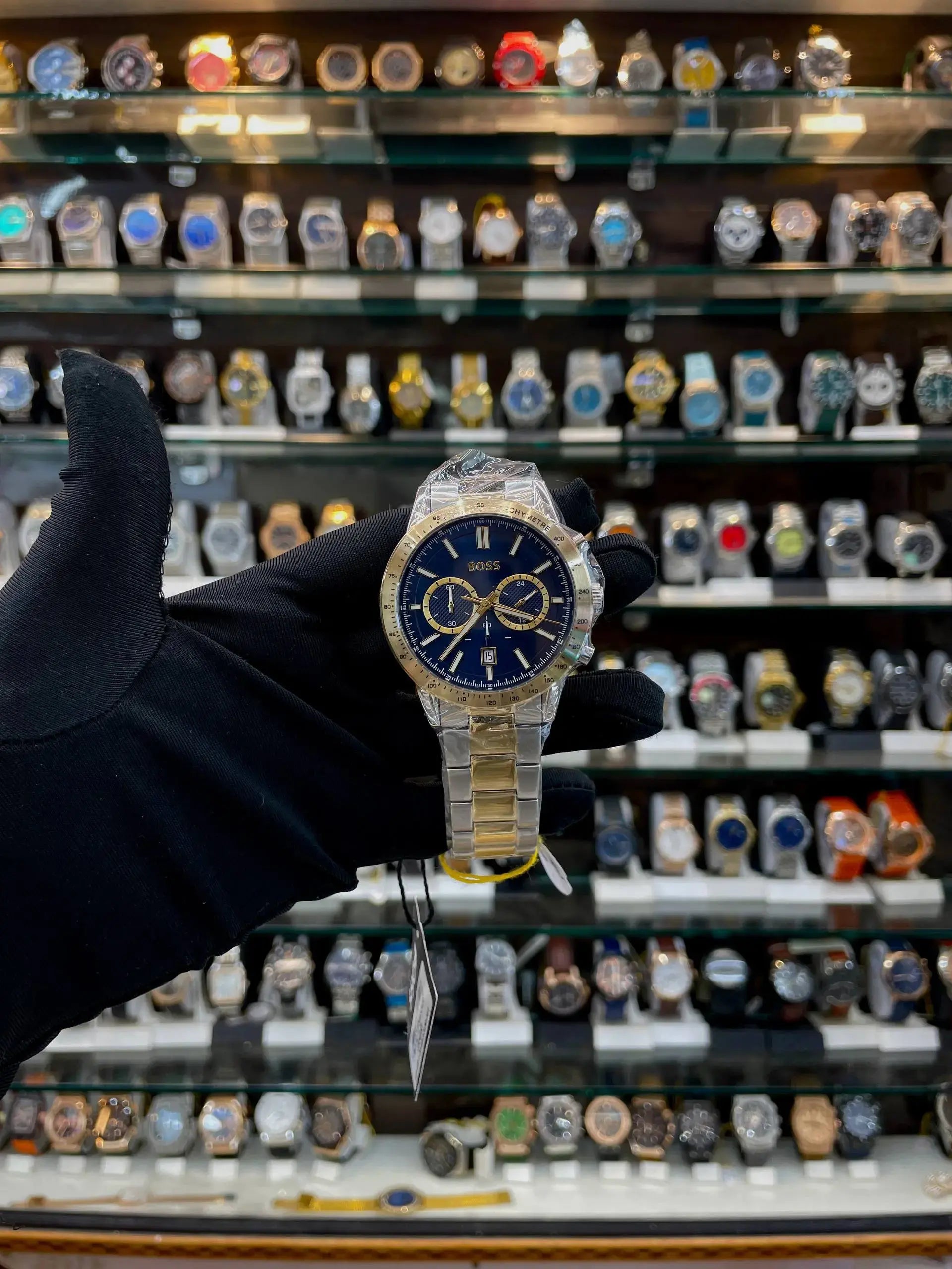 Hugo boss mens allure chronograph in master piece