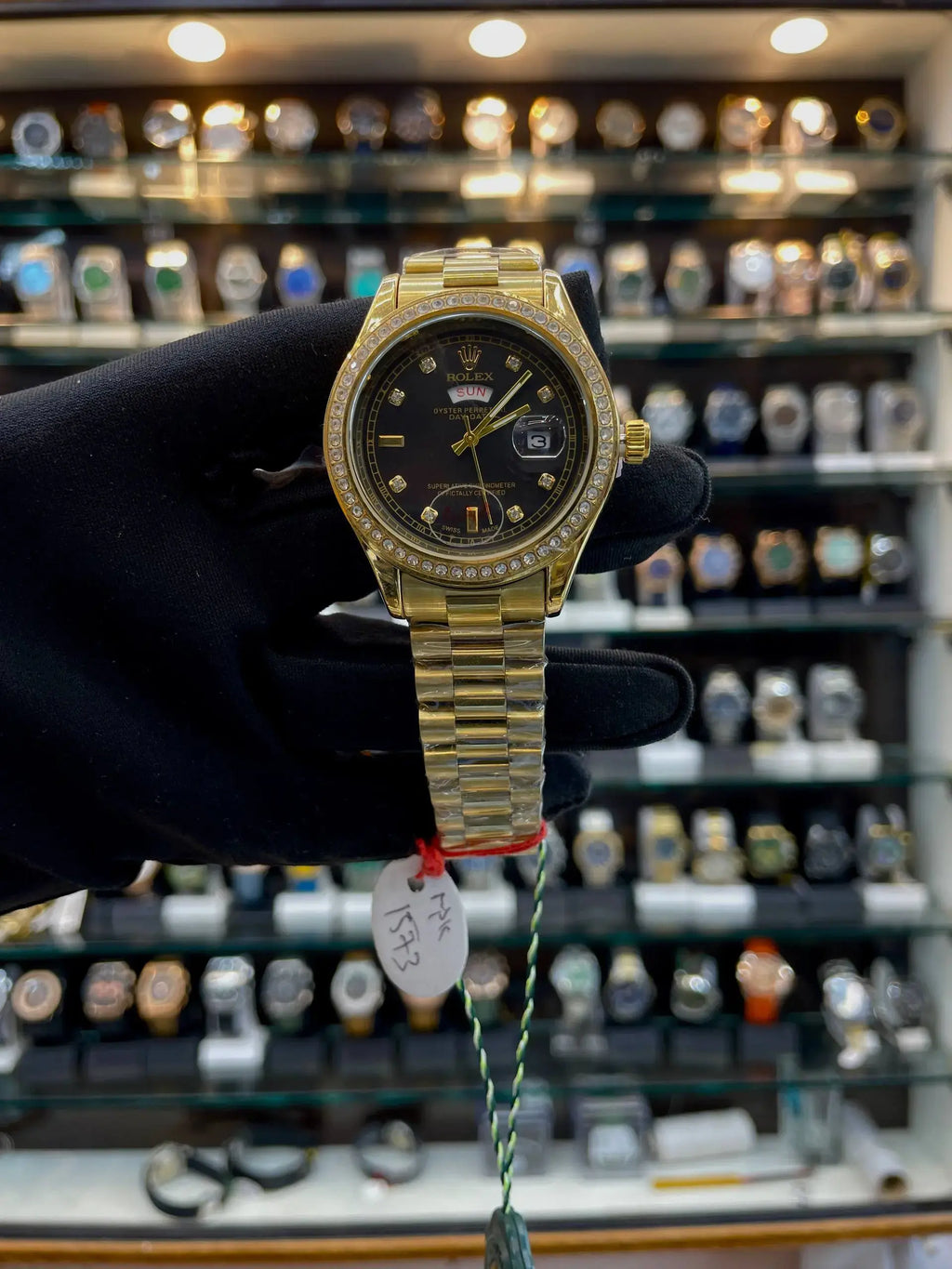 Rolex day date diamond bezel under budget for mens