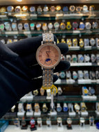 Fossil day/night indicator watch for girls