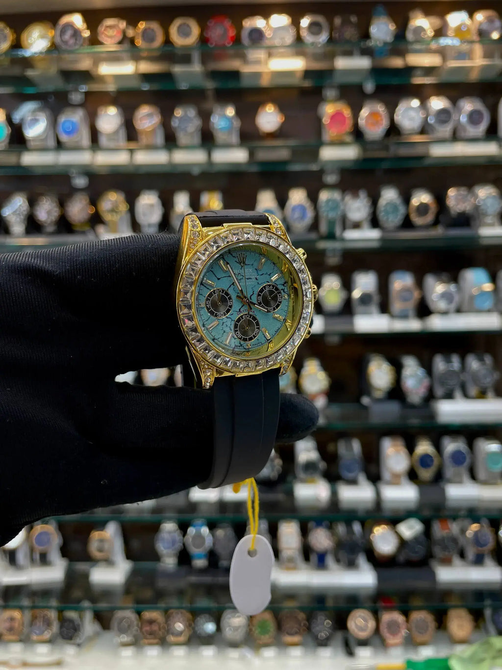 Rolex cosmograph daytona turquoise stone dial under budget