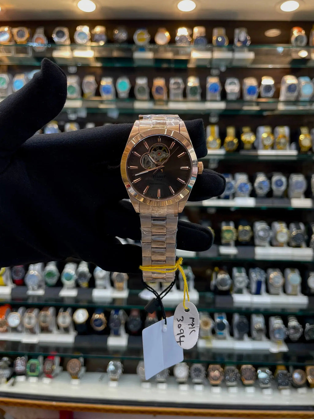 Tissot powermatic 80 now in transparent dial master piece for mens