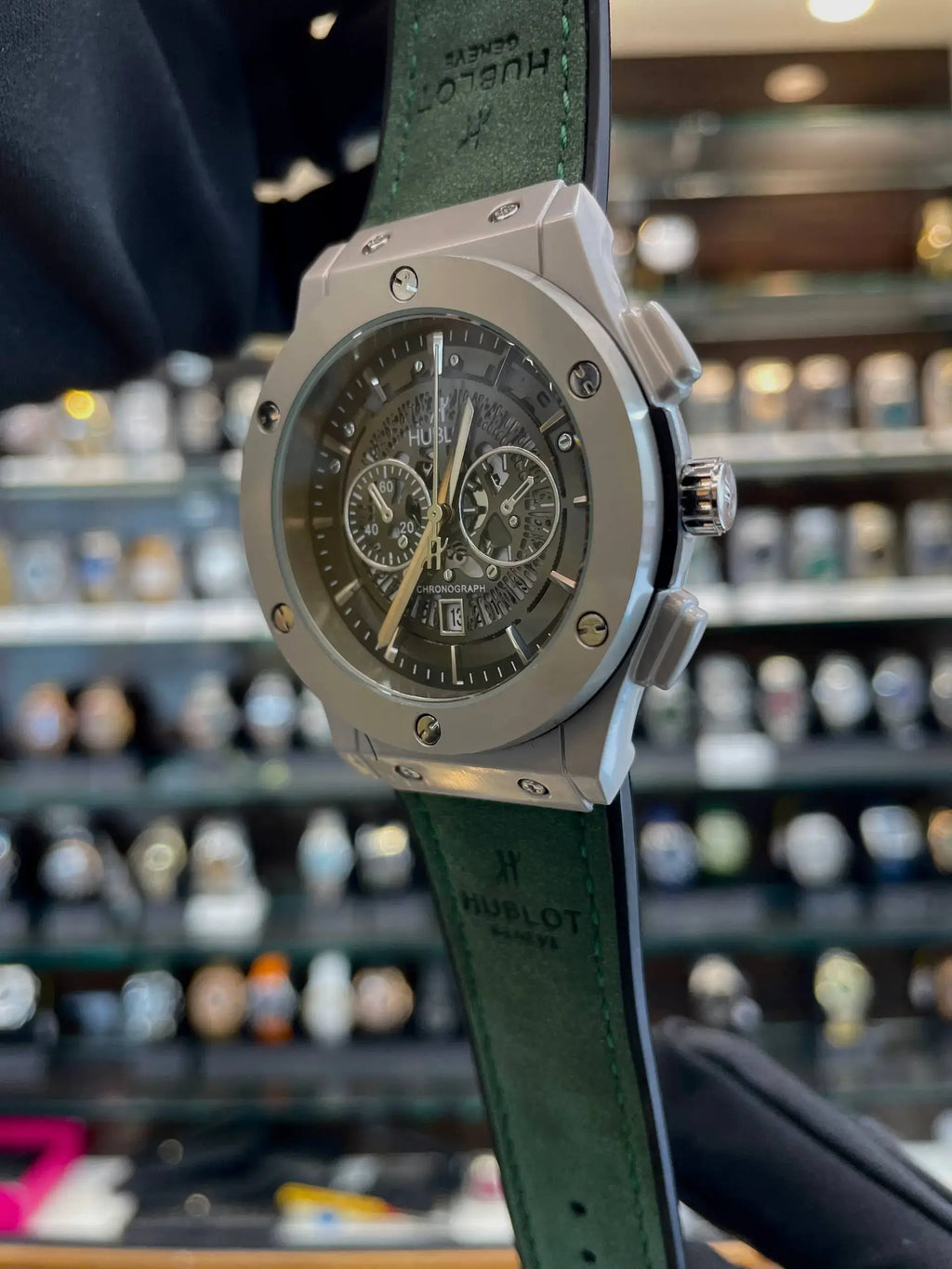 Hublot geneve big bang under budget dark green