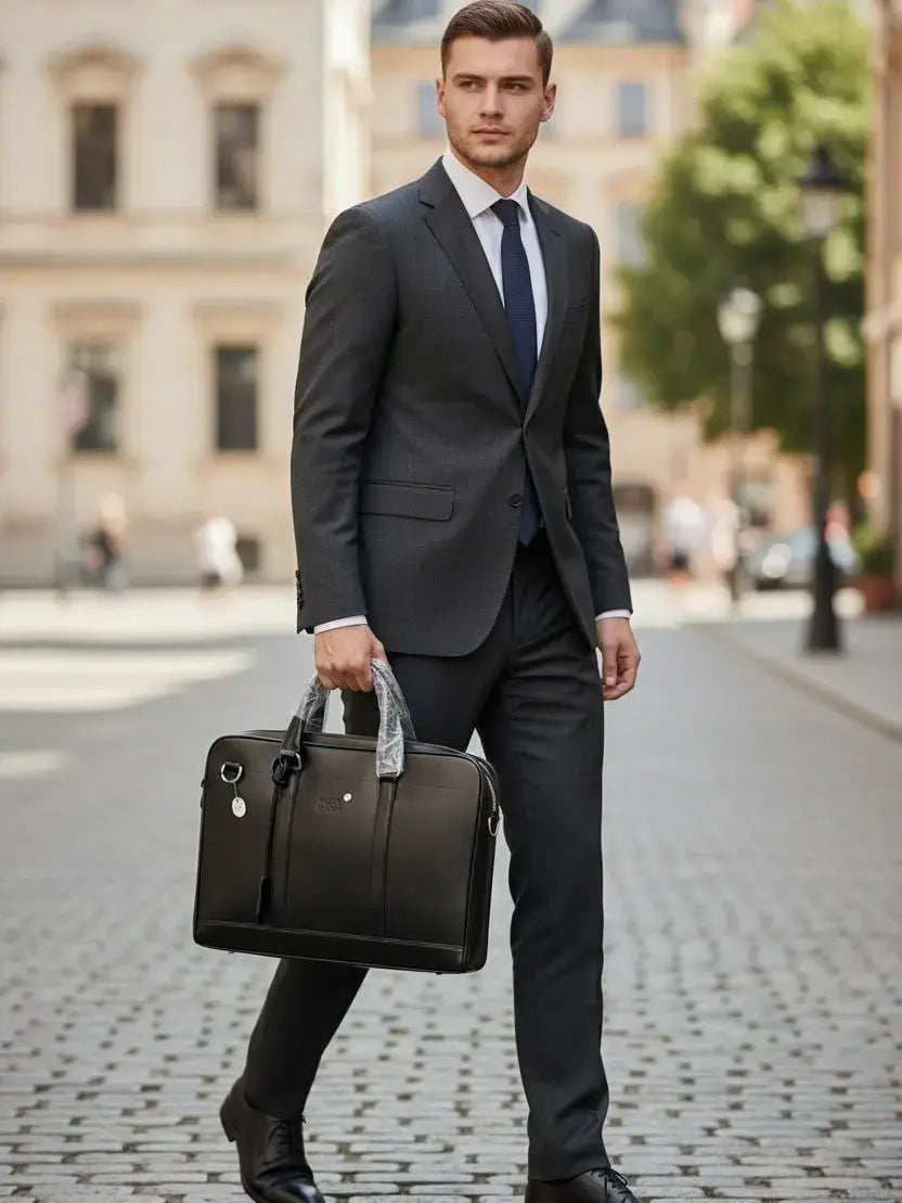 Mont Blanc laptop bag black body