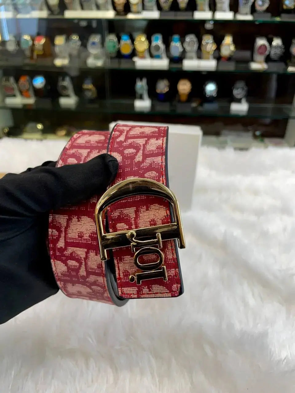 Dior premium belt golden clip