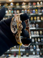 Rolex daytona 116505 rose gold meteorite dial in master piece