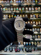 Longines master edition in chrono working white