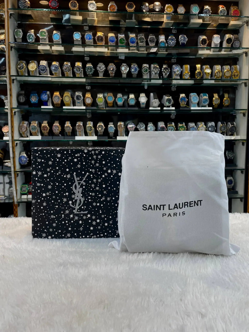 Yes saint laurent YSL mini Cassandra green top handle bag in master piece