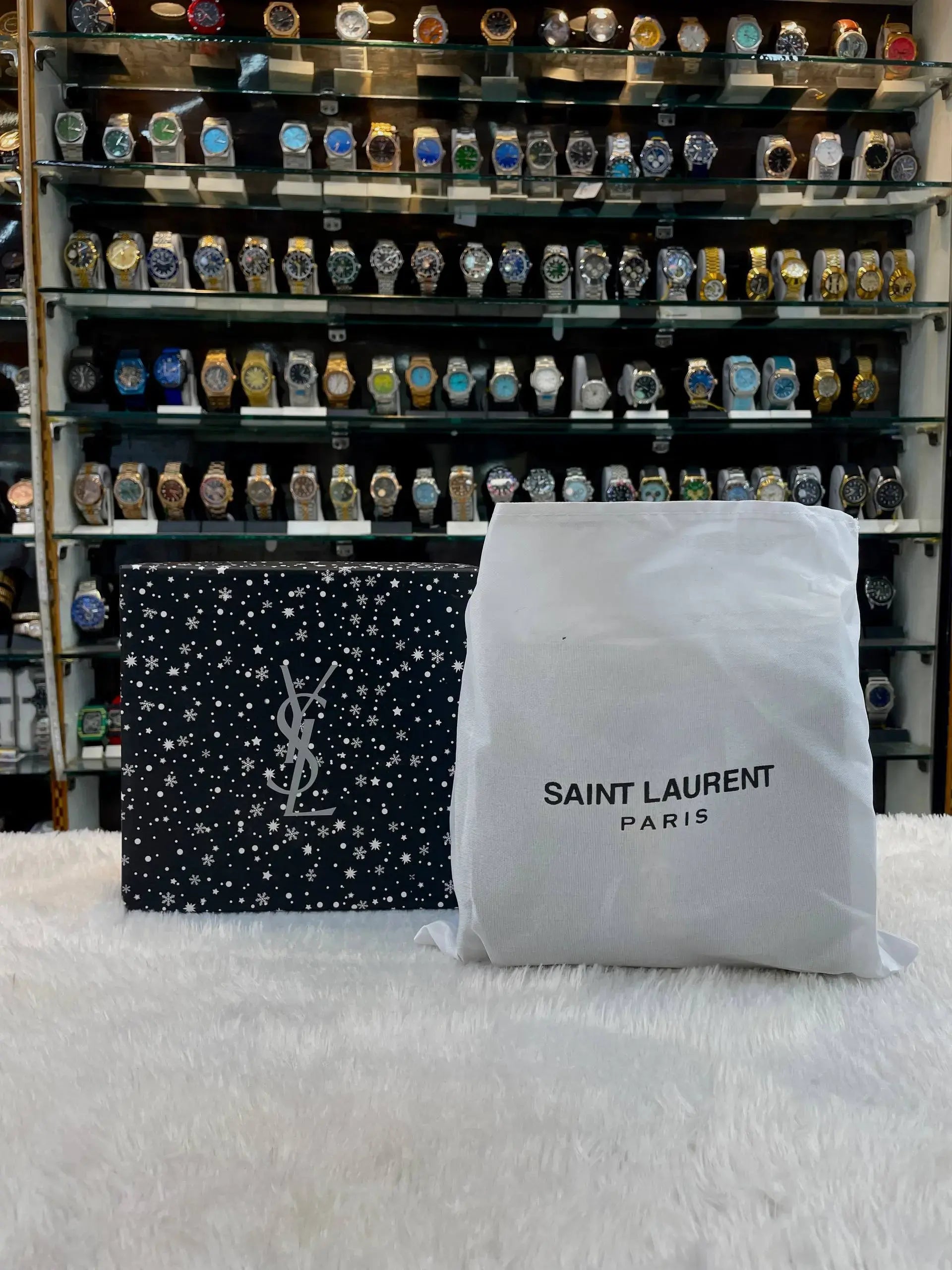 Yes saint laurent YSL mini Cassandra green top handle bag in master piece