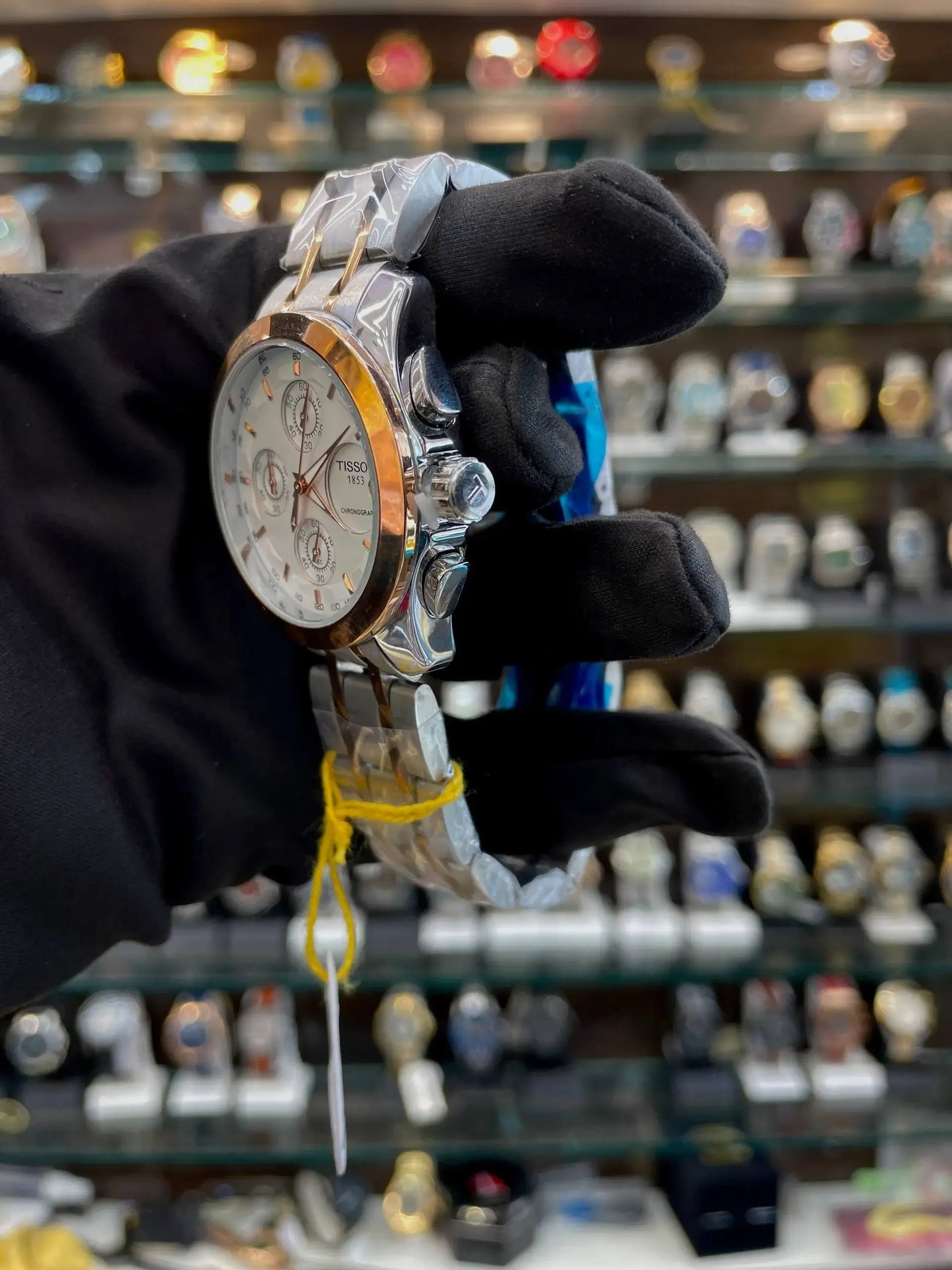 Tissot 1853 in master piece for girls white dial