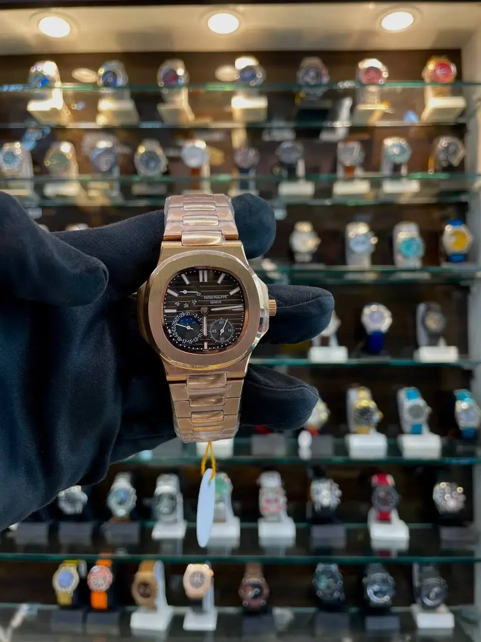 Patek phillipe nautilus master piece dark brown dial