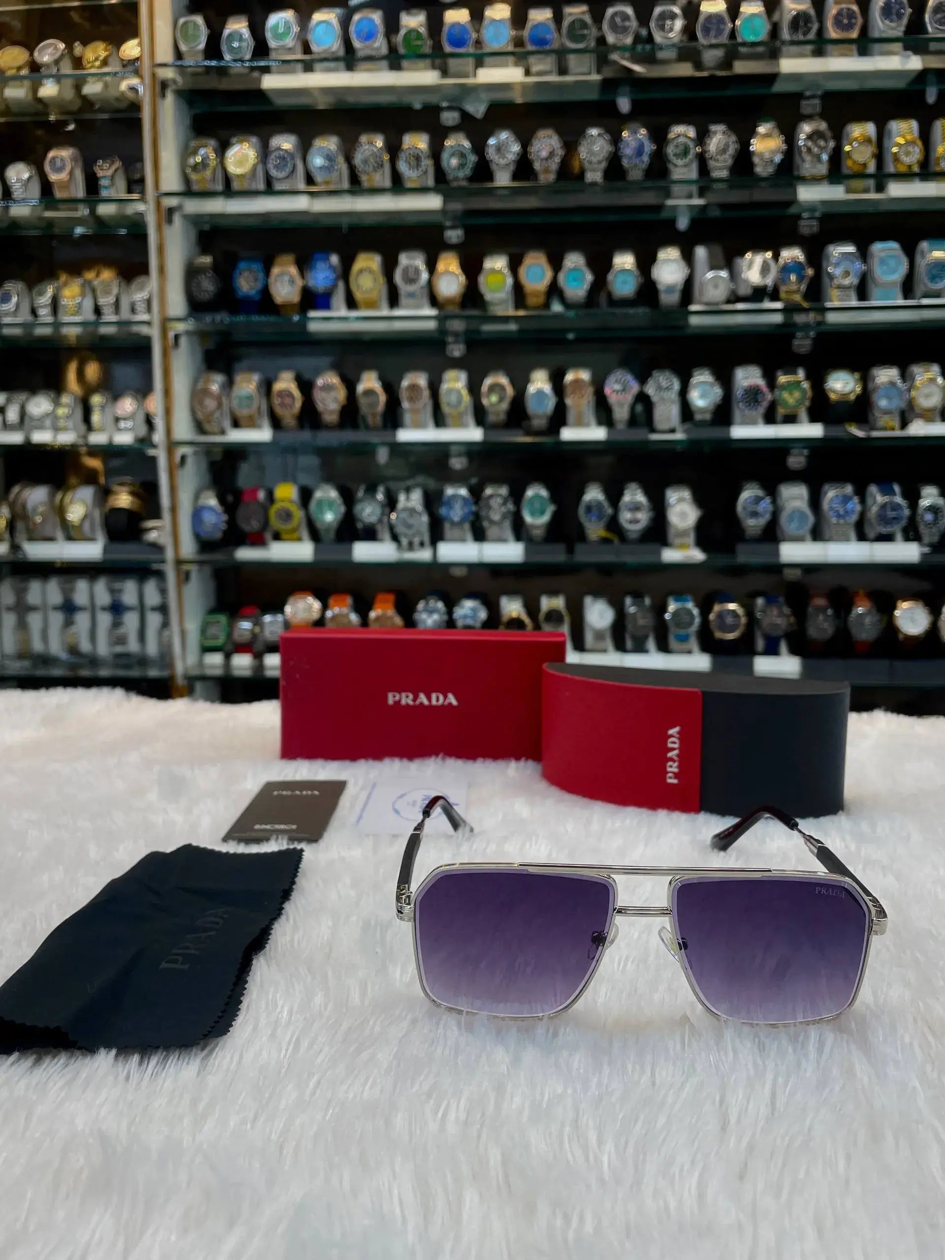 Prada mens casual wear glasses in master piece