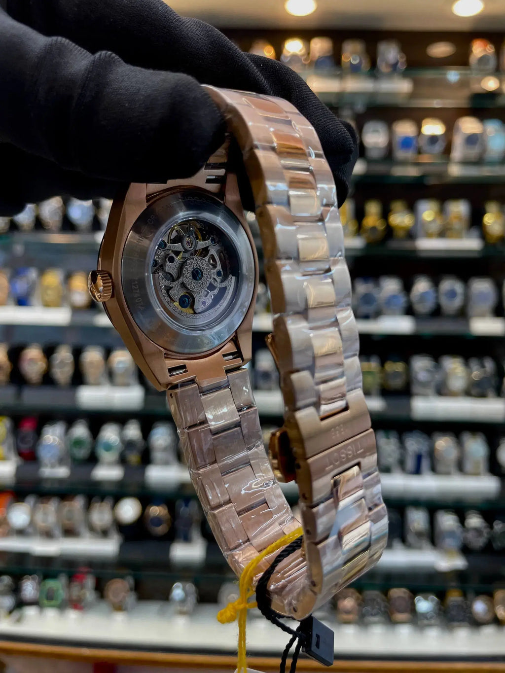 Tissot powermatic 80 now in transparent dial master piece for mens