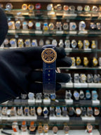 Patek Phillipe annual calendar moon phase in master piece blue