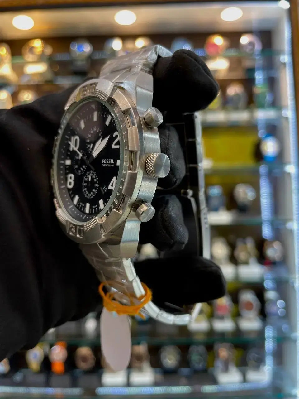 Fossil Bronson for mens in master piece black dial