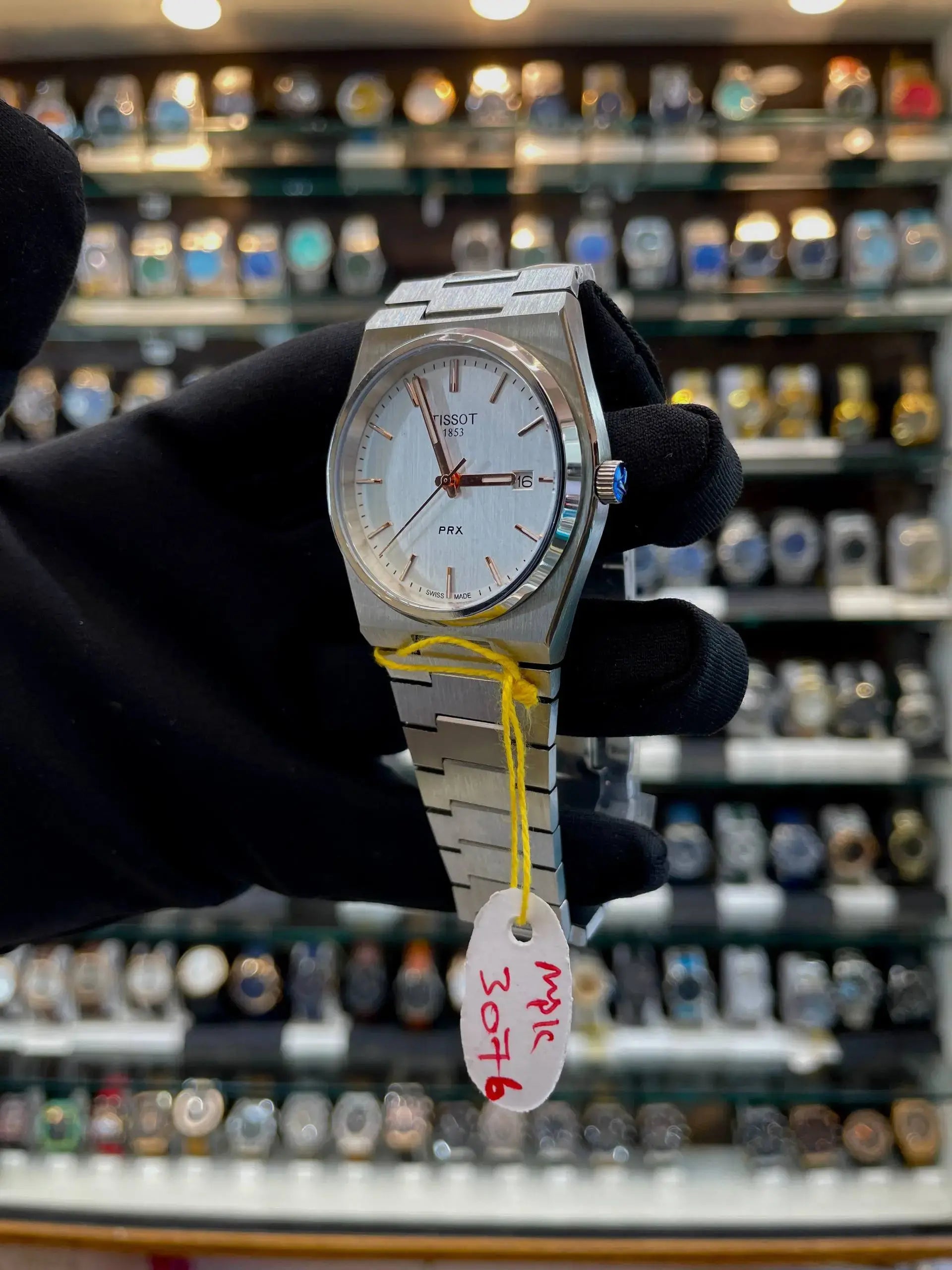 Tissot prx in master piece for mens white dial