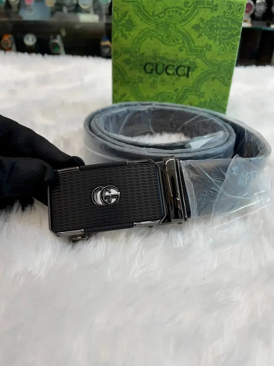 Gucci texture silver x black premium