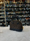 Louis vuitton (lv) monogram eclipse alma bb bag in master piece