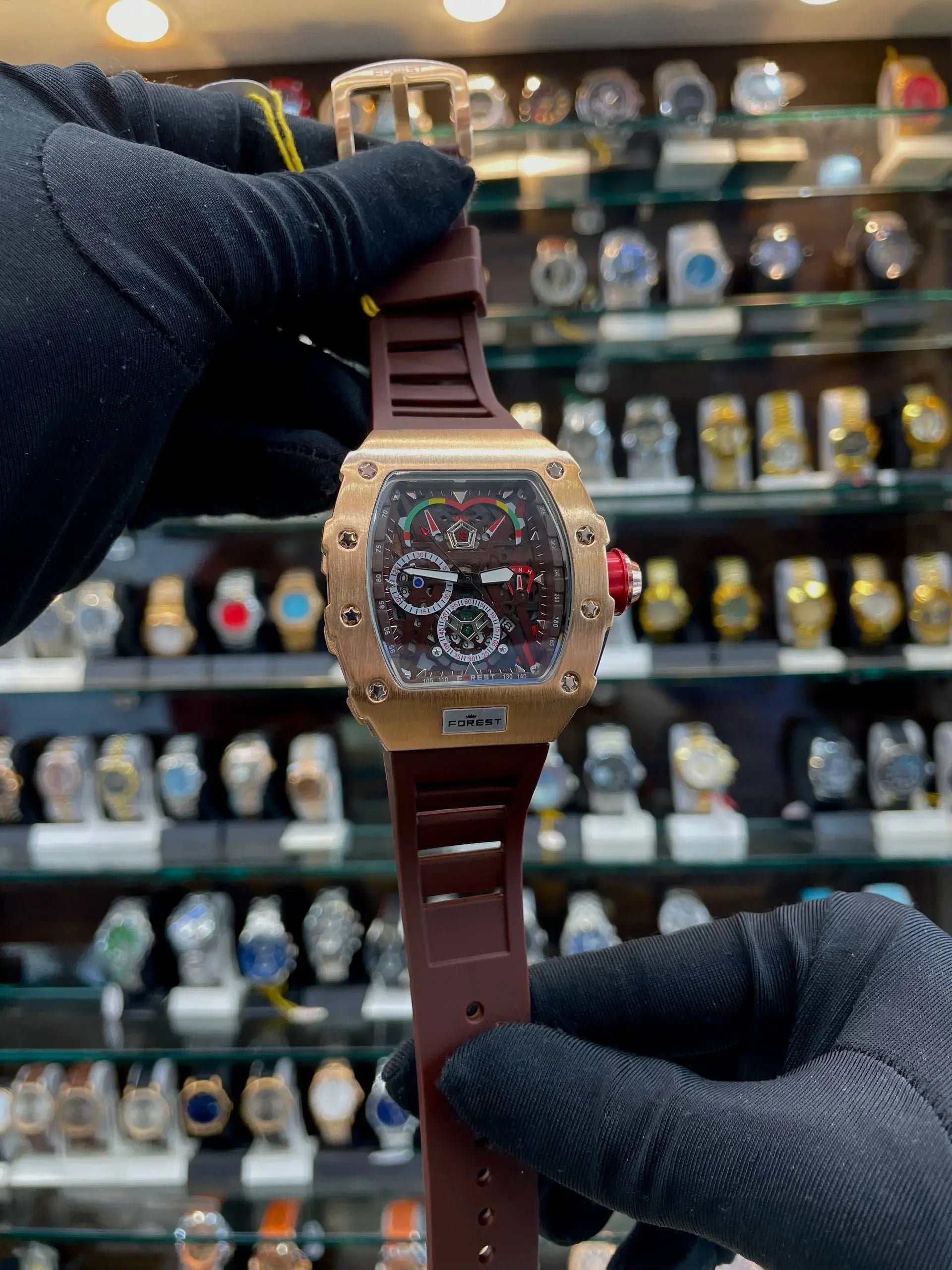 Forest looks like richard mille screw on body