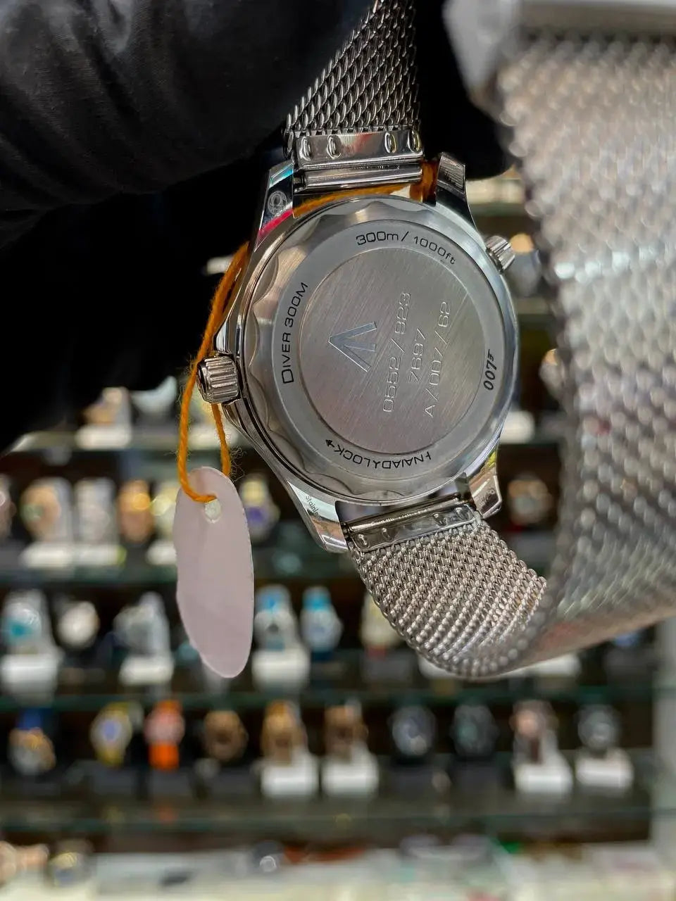 Omega seamaster stainless chain divers