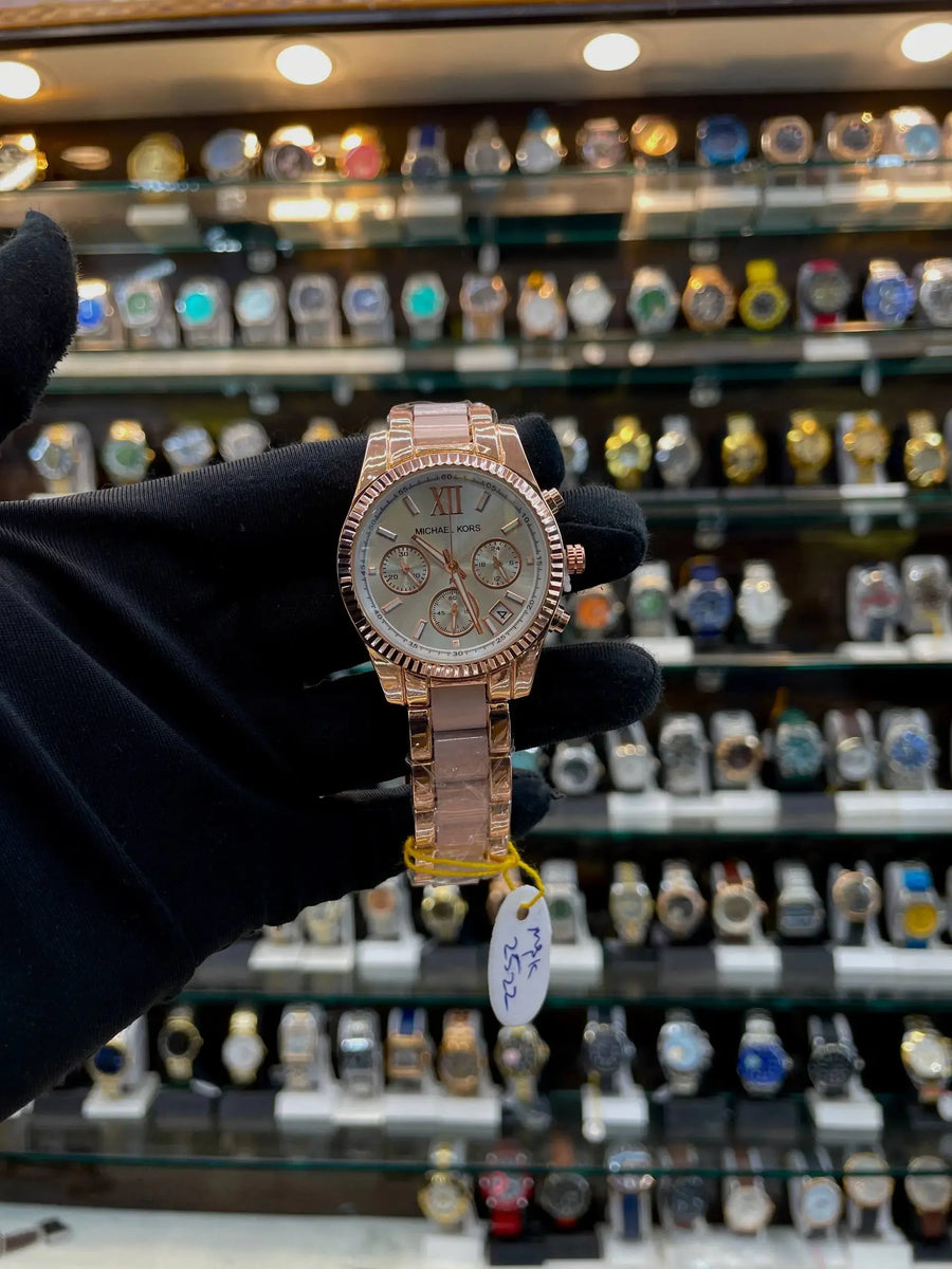 Michael Kors (mk) chrono watch Pink chain
