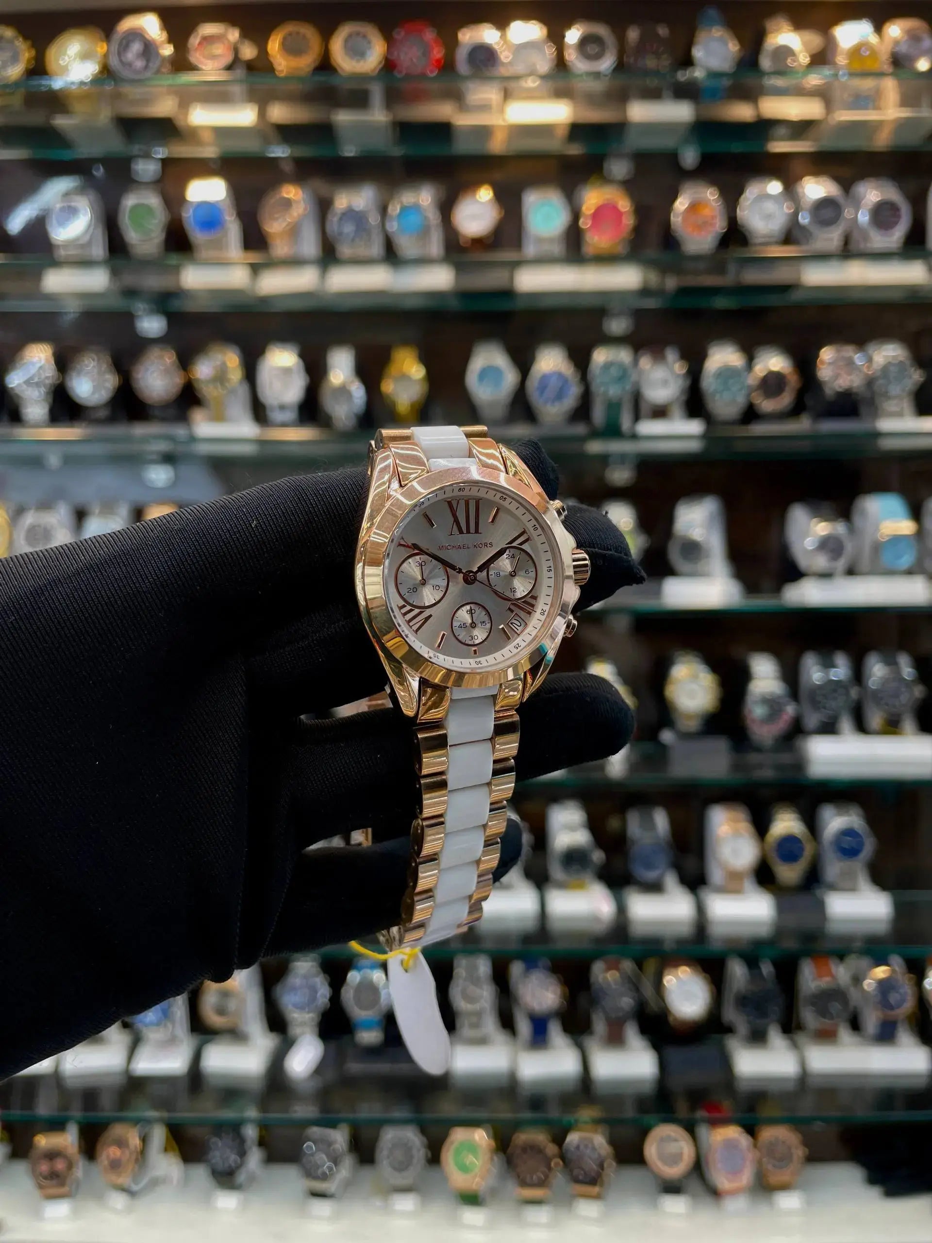 Michael Kors mk5974 bradshaw for girls in master piece 36mm rose gold