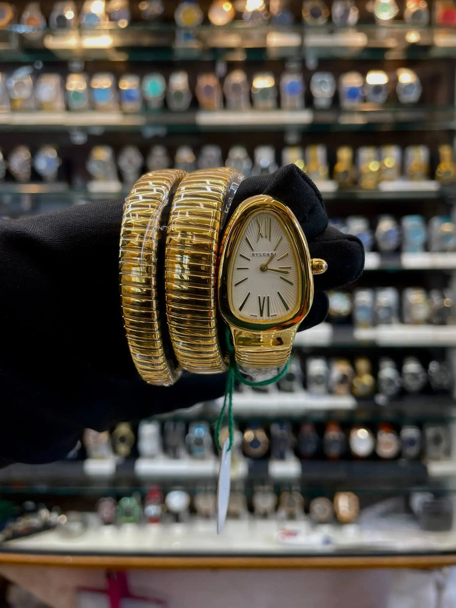 Bvlgari serpenti tubogas snake watch in master piece