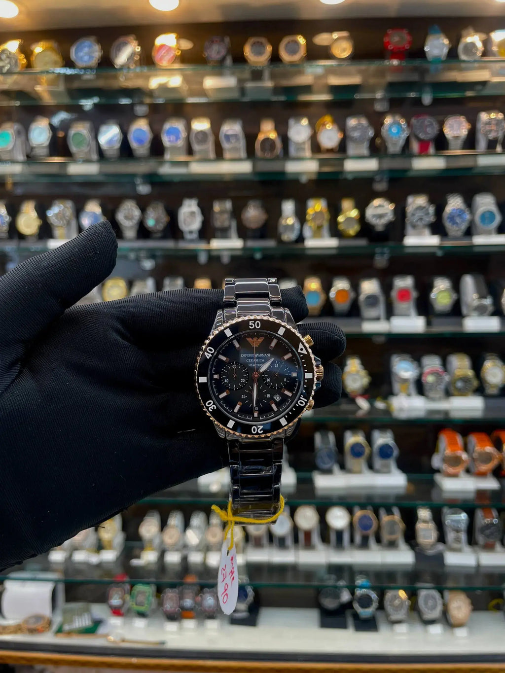 Emporio armani ceramica in best quality full black