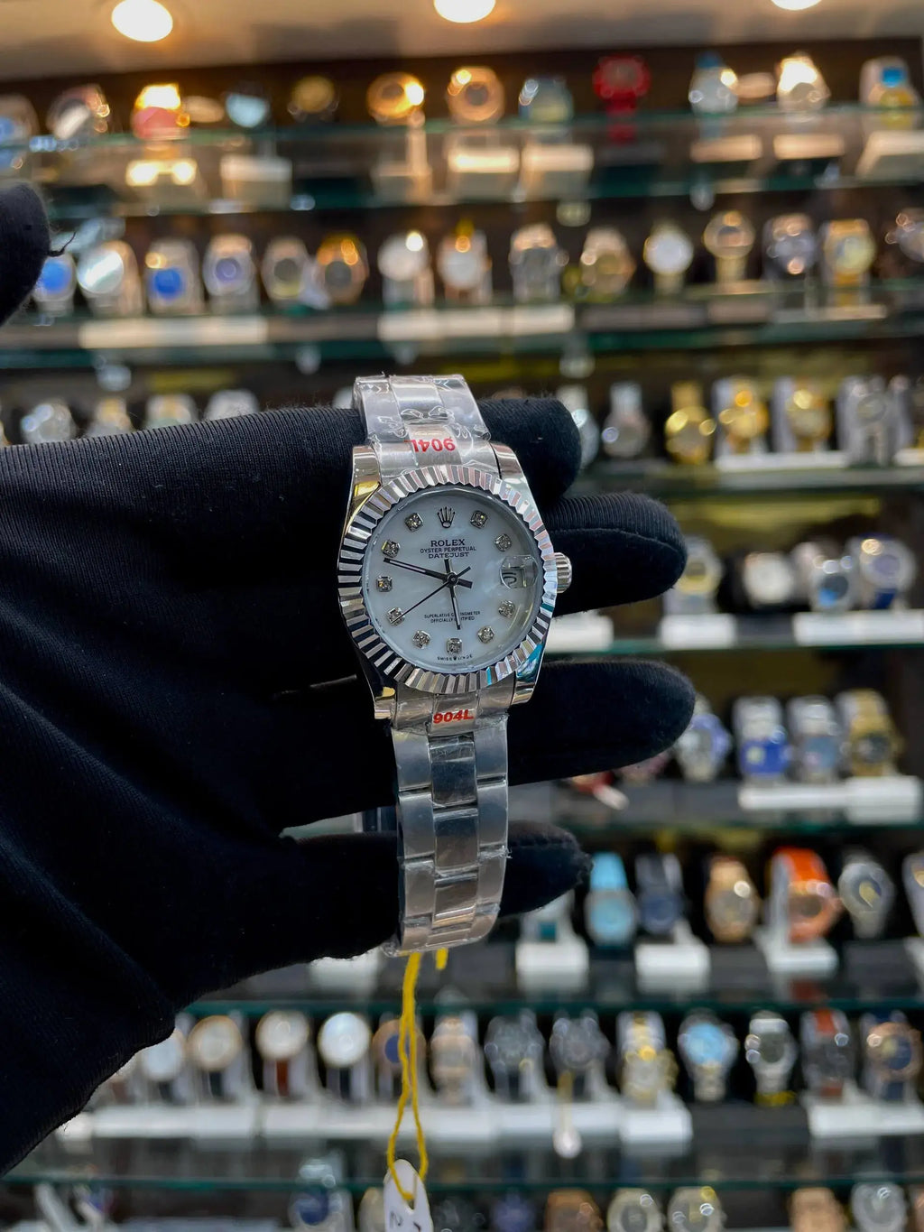 Rolex date just now in master piece for girls
