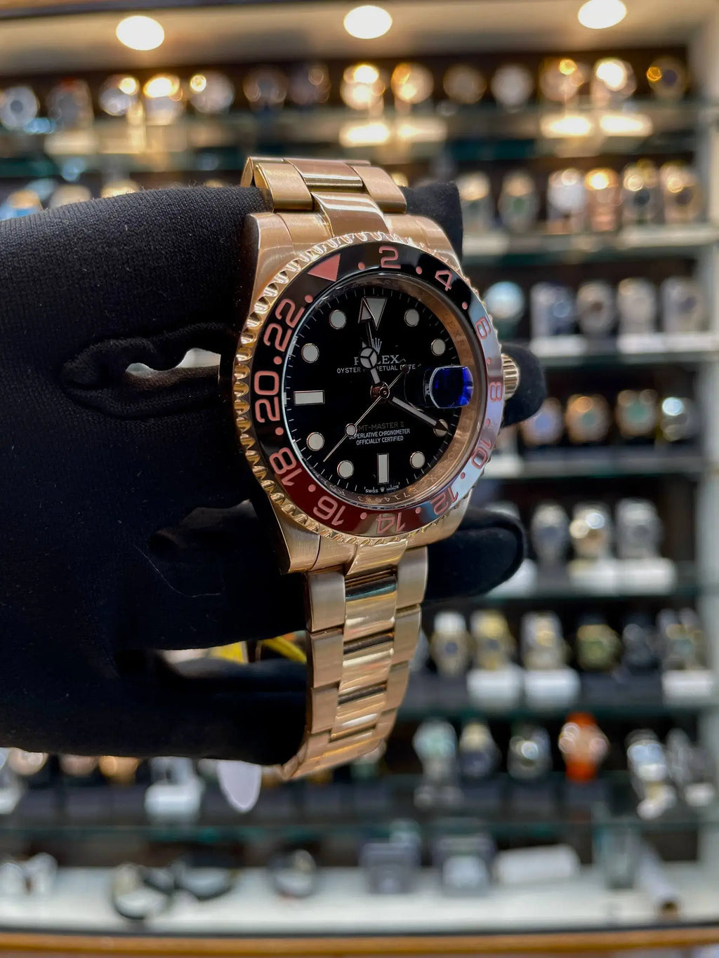 Rolex gmt-master 2 root beer in master piece