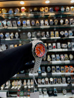 Seiko ssk035k1 5 sports skx gmt automatic watch in master piece orange dial