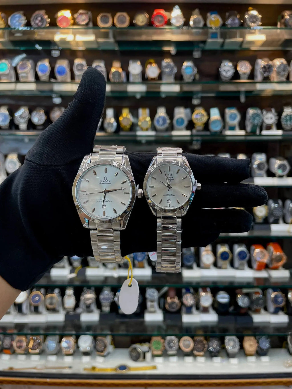Omega seamaster now in couple set