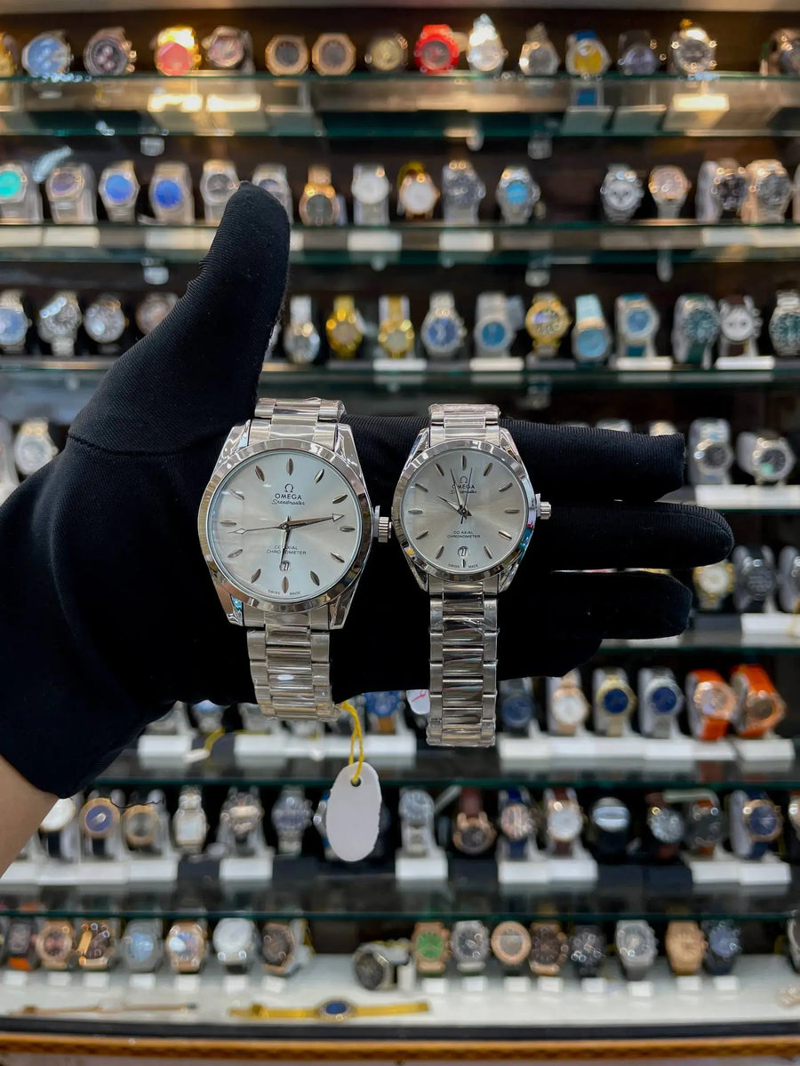 Omega seamaster now in couple set