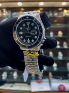Seiko gmt now in under budget for mens silver grey dial
