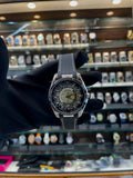 Omega seamaster world dial under budget for men black