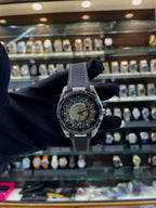 Omega seamaster world dial under budget for men black
