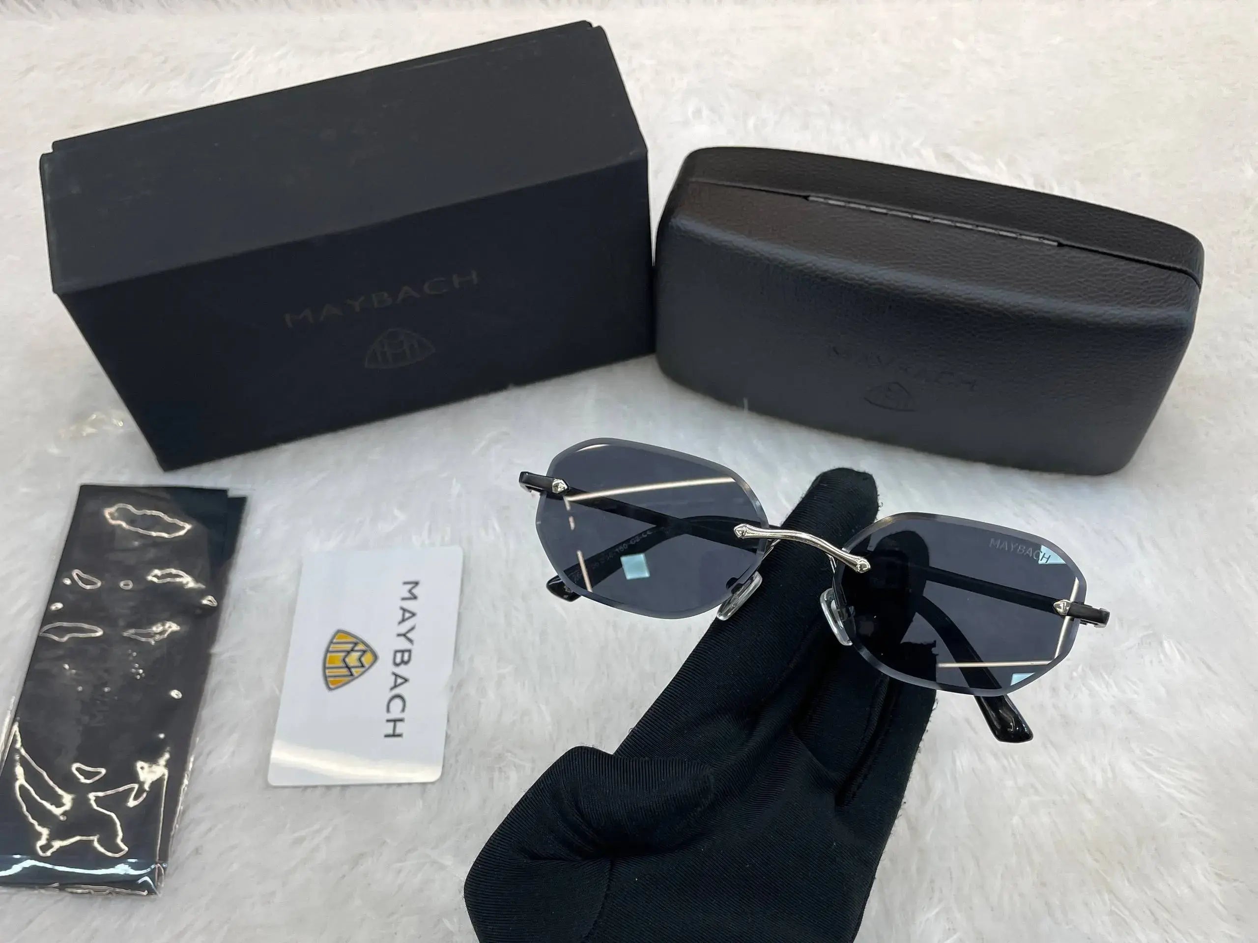 Maybach frameless mens casual wear glasses