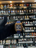 Santos de Cartier skeleton watch man in master
