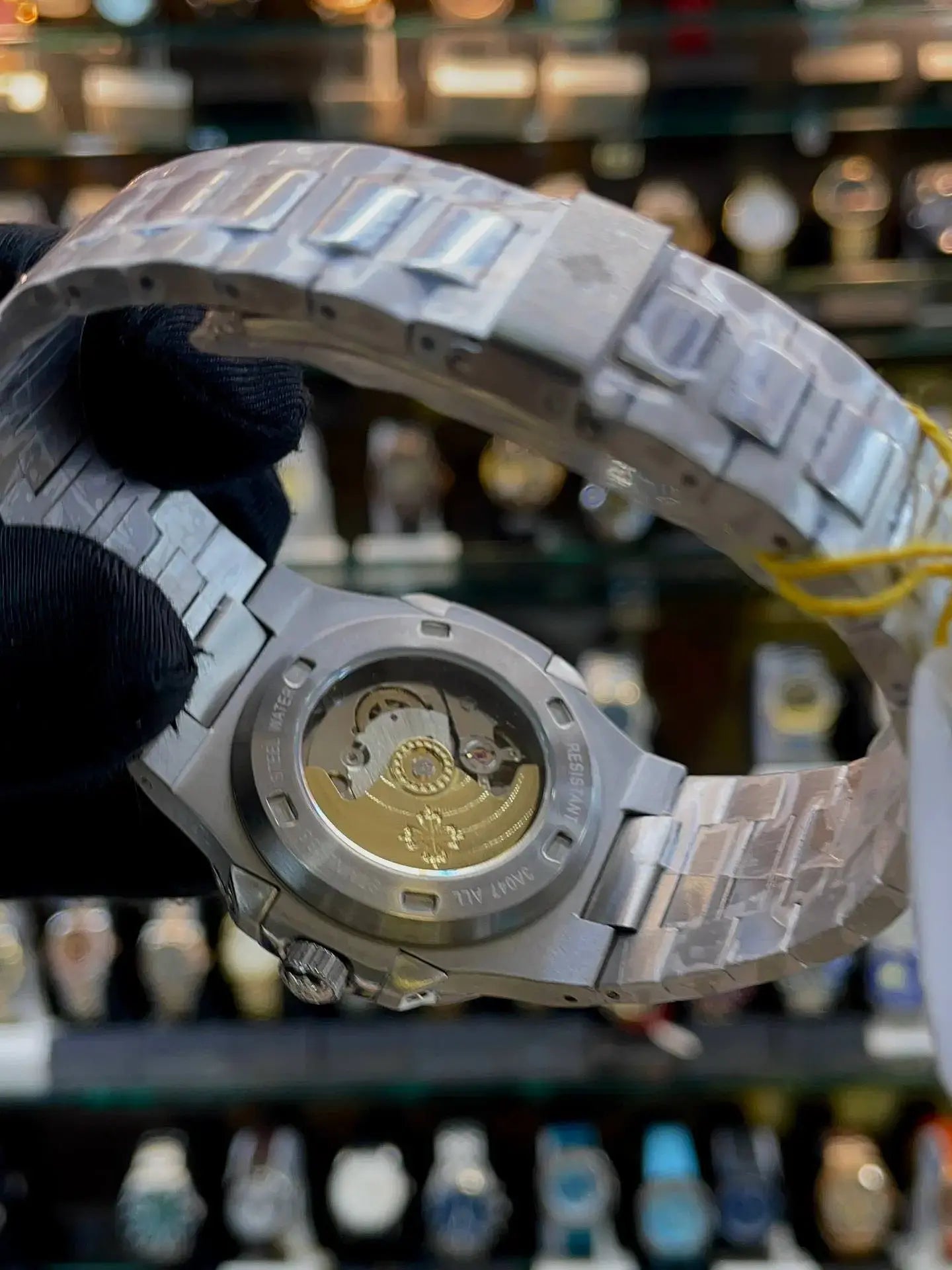 Patek phillipe nautilus. Joaillerie in master piece